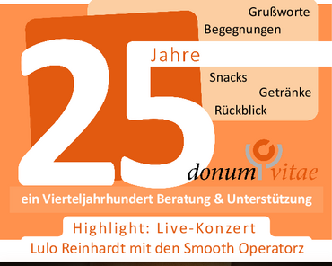 Große Jubiläumsfeier am Donnerstag, 11. Juni 2026 in der Stadthalle Boppard mit Live-Konzert Lulo Reinhardt mit den Smooth Operatorz